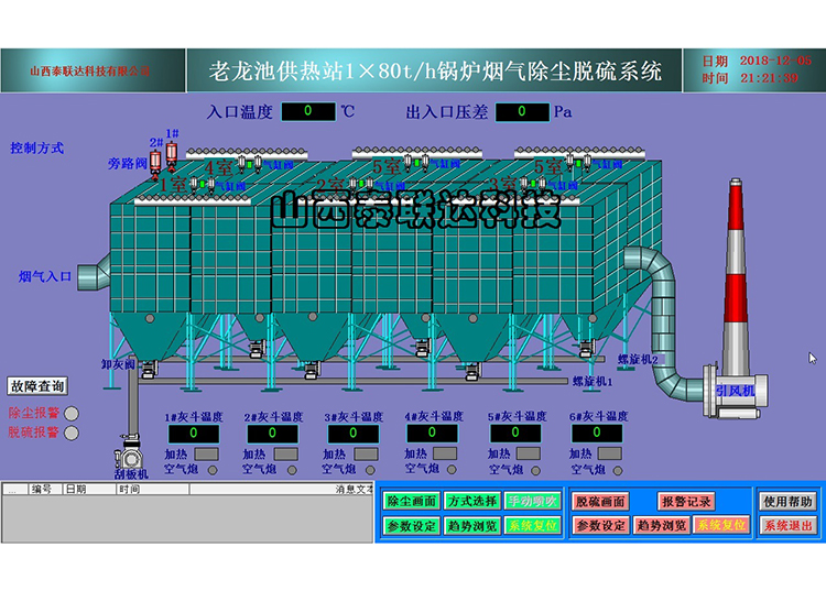 布袋除尘器控制系统